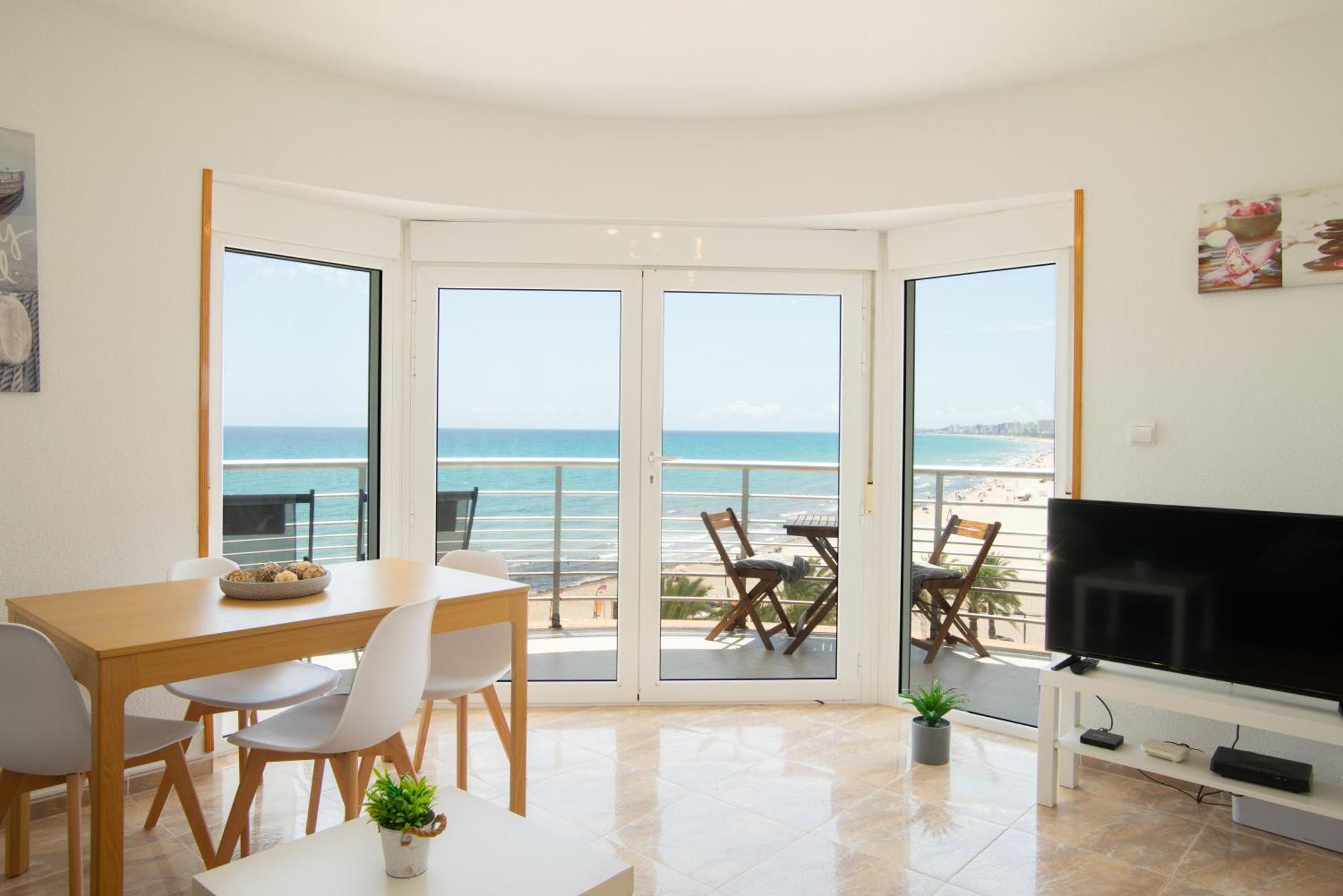 坎佩略Atico Frente Al Mar 2 Terrazas Barbacoa Y Parking Sujeto A Disponibilidad公寓 外观 照片