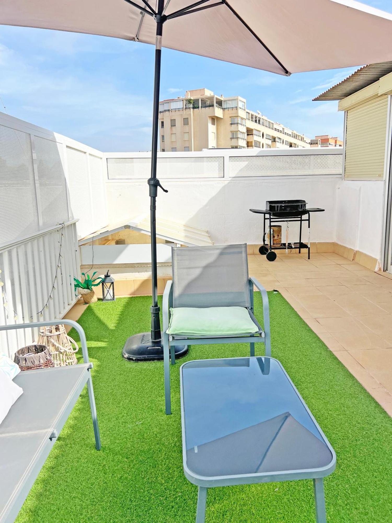 坎佩略Atico Frente Al Mar 2 Terrazas Barbacoa Y Parking Sujeto A Disponibilidad公寓 外观 照片